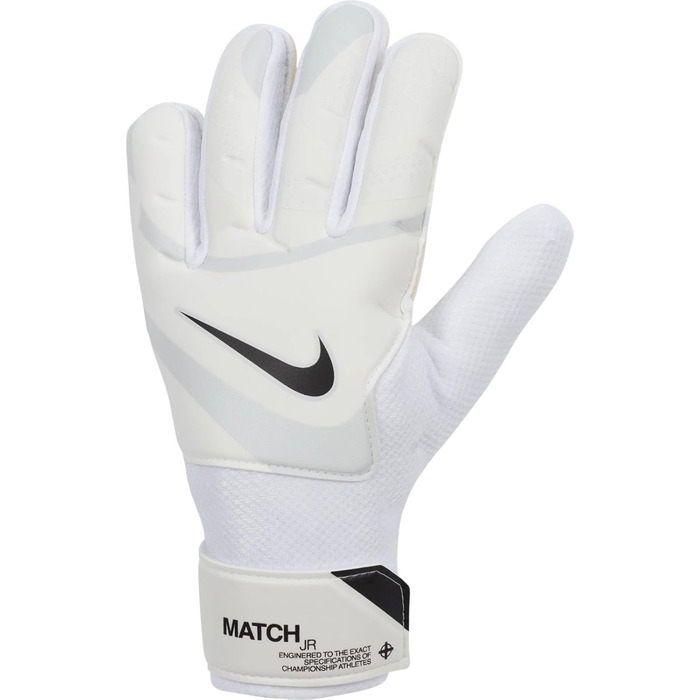 Воротарські рукавички Nike Nk Gk Match Jr, р. 8, білі/платинові/чорні