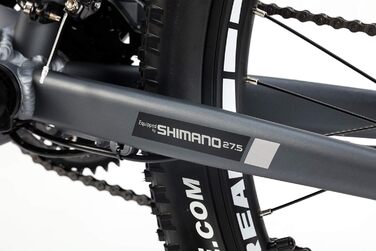 Велосипеди Moma E-MTB 27,5' SHIMANO 24G, гідр. гальма, акум. 48В 13Ач