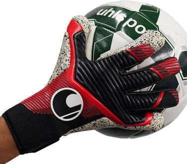 Рукавички Uhlsport Powerline Supergrip Hn (р. 9, чорн/черв/білі)