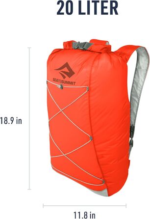 Sea to Summit Ultra-Sil Dry — водонепроникний ультралегкий рюкзак з Cordura 30D, компактний складаний, із рол-закриттям і світловідбиваючою стяжкою