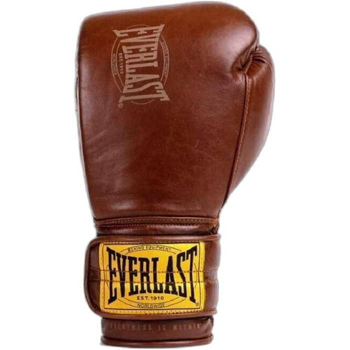 Боксерські рукавички Everlast 1910 Унісекс Спаринг (16 унцій, коричневий)