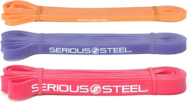 Силова стрічка Serious Steel 41'', важка еспандерна стрічка для підтягувань, розтяжки, пауерліфтингу та силових тренувань