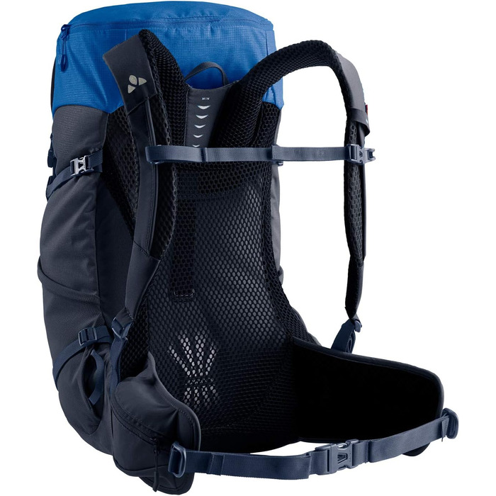 Туристичний рюкзак VAUDE Brenta 30 л, водовідштовхувальний, з дощовиком, для жінок і чоловіків, зручний, з відділеннями, синій