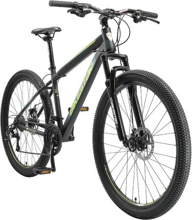 Гірський велосипед BIKESTAR Hardtail Shimano 21 швидкісна передача, дискове гальмо 26, шини 27.5, 29 дюймів 15 17 19-дюймова рама MTB Кадр 15 (кадр 17', 27,5 чорний)