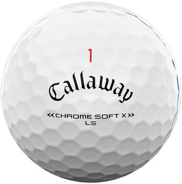 М'ячі для гольфу Callaway Chrome Soft X LS 2022