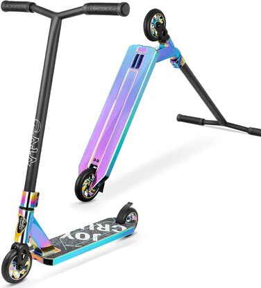 Скутер V4 Pro, Trick Scooter трюковий самокат для дітей 8 років, підлітків та дорослих повний самокат для початківців та просунутих фрістайлу BMX (Neo)