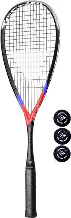 Ракетка для сквошу Tecnifibre Carboflex X-Speed 125 + 3 м'ячі