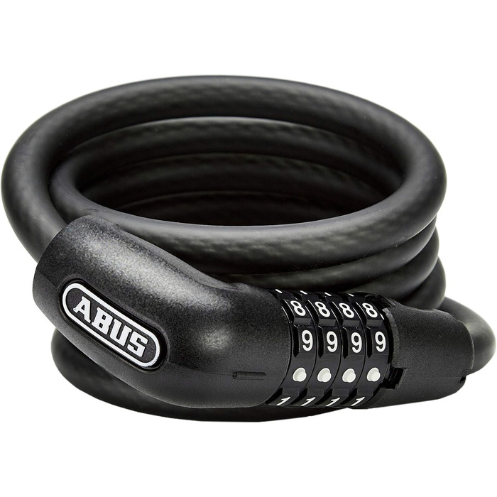 ABUS Steel-O-Flex Tresorflex 6615C - велосипедний тросовий замок із сталевим панциром, кодовий, з кріпленням SCMU, рівень безпеки 5