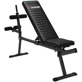 Лава Hammer Ab Bench Perform One Weight, антрацит/чорна, 160 x 32 x 119 см