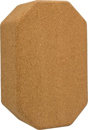 Блок для йоги Avento Organic Natural Cork, коричневий, One size