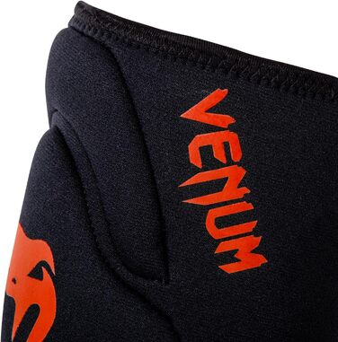 Наколінники Venum Kontact XL, чорні/червоні, для спорту