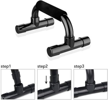 Бруси для віджимань з дошкою для віджимань ZXSXDSAX - обладнання для домашніх тренувань Хват для віджимань з м'якою пінопластовою хваткою та нековзною стабільною структурою - Ручки для віджимань для підлоги ідеально підходять для силових тренувань