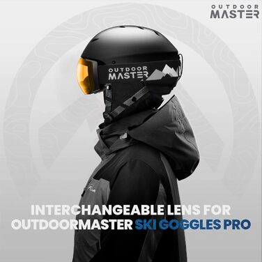 Лінзи OutdoorMaster Ski Goggles PRO - VLT65 помаранчевий, 10 кольорів