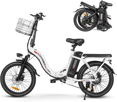 Електровелосипед SAMEBIKE 20', 36 В/12 Ач, складаний, гідравлічні гальма