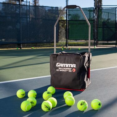 Обручі для навчання та подорожей Gamma Sport Premium Tennis EZ Basket, 150 м'ячів