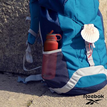 Пляшка для води Reebok з нержавіючої сталі з трубочкою, спортивний дизайн, термос 900 мл, подвійні стінки, вакуумна ізоляція, BPA-free, червона