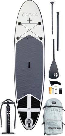 Надувна SUP-дошка GUL Cross 10'7 для веслування стоячи, універсальна, стійка та легка у використанні, комплект для дорослих