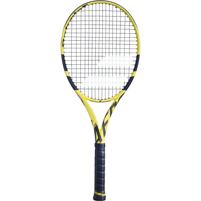 Ракетка Babolat Pure Aero жовто-чорна 4 1/2' без ниток