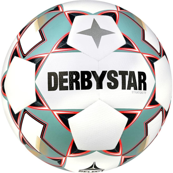 Футбольний м'яч Derbystar Stratos TT v23 розмір 5 біло-синій