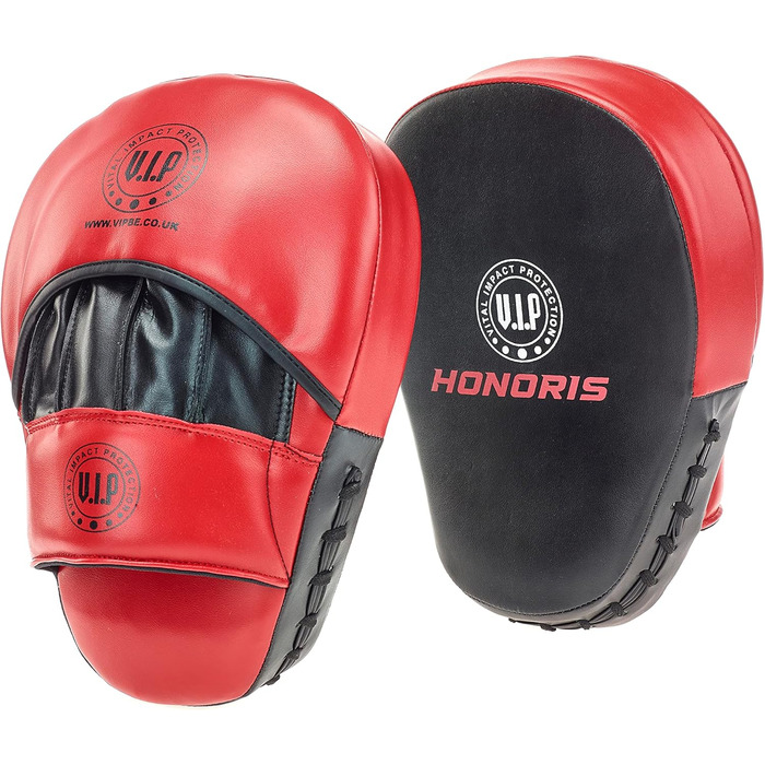 Боксерські накладки Focus Mitts DX Lenta PU червоні, 2