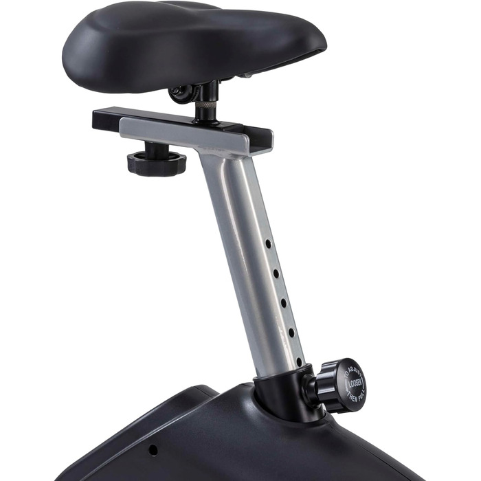 Велотренажер Tunturi FitCycle 50i/70i з LCD монітором Ергометр з додатком (Tunturi Routes & Zwift) Велосипед для домашнього тренажера на 32 кроки, датчик серцевого ритму, вантажопідйомність 150 кг (Tunturi Fitcycle 50i)