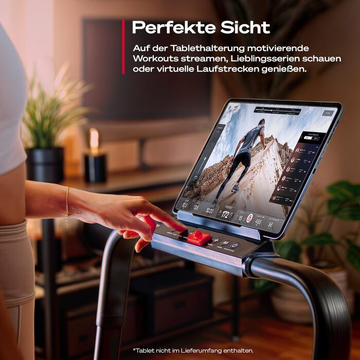 Бігова доріжка Sportstech sWalk Lite/Plus для дому, компактна, з ручним нахилом, до 12 км/год, LED, додаток, пульт