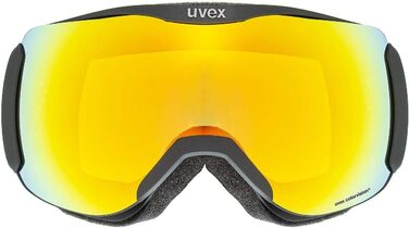 Лижні окуляри Uvex Unisex Downhill 2100 CV ( в упаковці) один розмір чорний килимок/оранжево-зелений