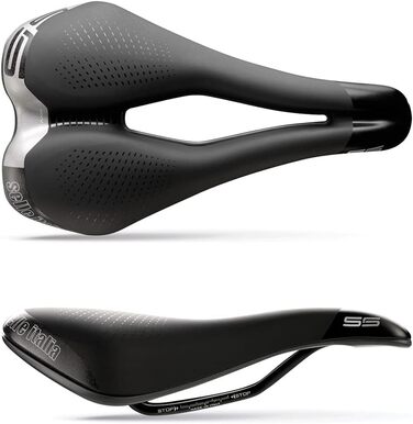 Жіноче міське велосипедне сідло Selle Italia S 5 Lady Superflow, гель Ultra Comfort, ергономічне, м'яке, зносостійке, з відбиваючою стрічкою, FeC Alloy 7 мм