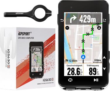 Велокомп'ютер iGPSPORT iGS630S GPS, 2.8'', 16 ГБ, BLE5.0/ANT, IPX7