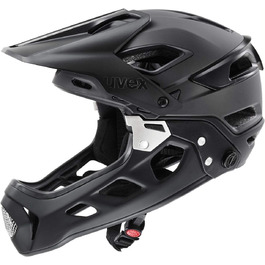 Велошолом Uvex Jakkyl HDE 2.0 BOA для MTB, знімний підборідник, чорний матовий, 56-61 см, унісекс