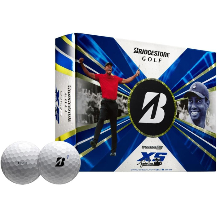 М'ячі для гольфу Bridgestone Tour B XS 2022 (12 шт.)