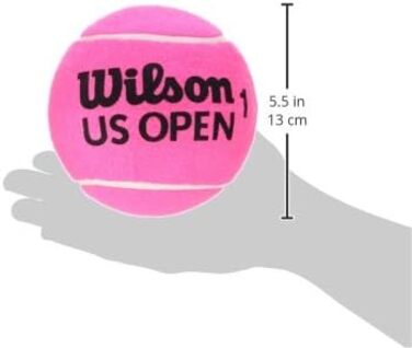 Тенісний м'яч Wilson US Open 5 Mini Jumbo, рожевий, 12 см