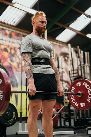 Шкіряний важкоатлетичний пояс Barbelts 10 мм з важільною пряжкою для пауерліфтингу та силових тренувань