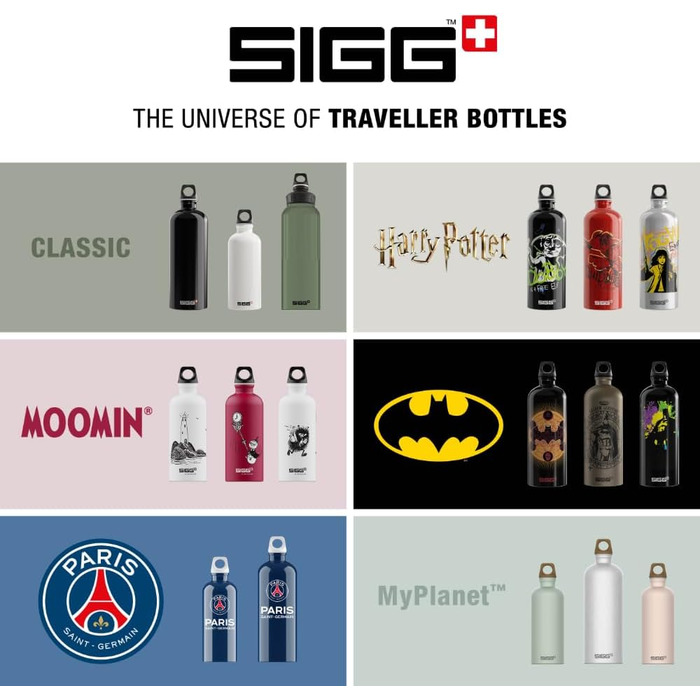 Пляшка SIGG Alu Traveller 1 л - нейтральна, герметична, без бісфенолу А