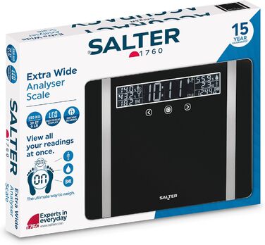 Шкала Salter Extra Wide Analyser, цифрова, 250 кг, 10 користувачів