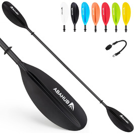 Весло Abahub Carbon Kayak Paddle 220-240см, карбонове, барвисте