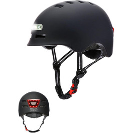 Універсальний спортивний шолом для дорослих Fahhradhelm/E-Scooter – ABS+EPS, 11 вентиляцій, знімна підкладка, регулювання, для велосипеда, електросамоката, скейтборду