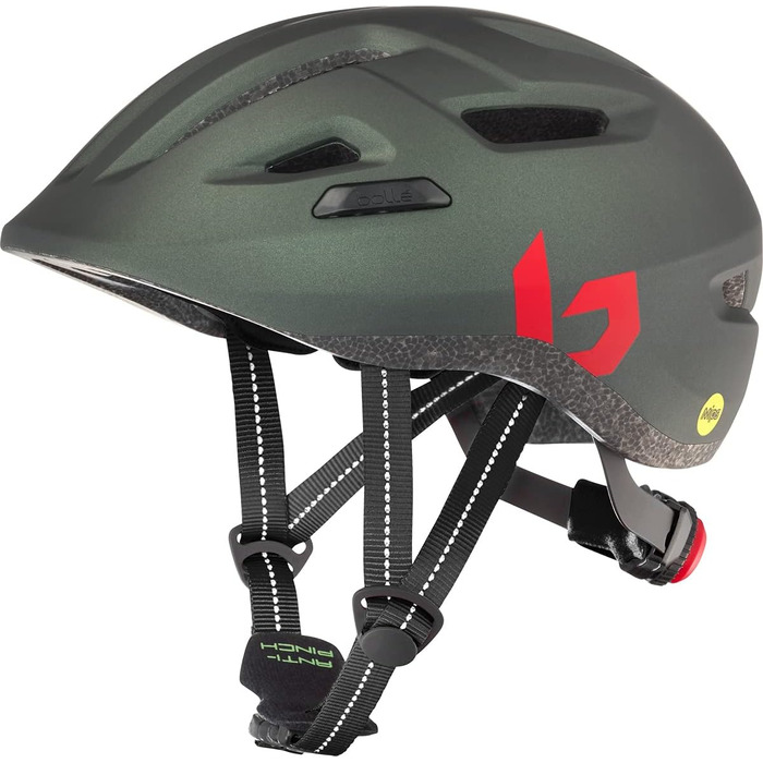 Дитячий велосипедний шолом Bollé Stance Jr MIPS Forest Matte, унісекс, розмір S