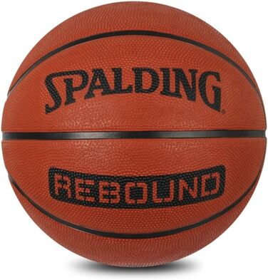 Баскетбольний м'яч Spalding NBA з відскоком, помаранчевий, зернистий, текстурований, 5 шт.