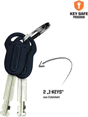 Велозамок Kryptonite Keeper Standard U-подібний, рівень безпеки 5/10, з петльовим тросом 120 см, кріпленням та 2 ключами, 10,2×20,3 см