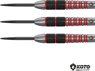 Дротики KOTO Kingbomb Black & Red 90 вольфрамова сталь 30г