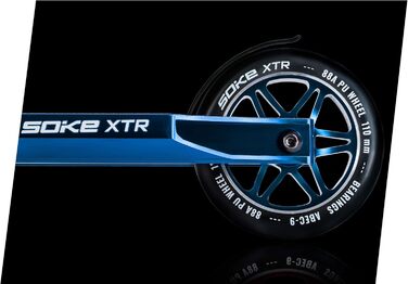 Трюковий самокат SOKE XTR Kickscooter ABEC 9 Кульковий підшипник Педальний самокат Скутер для дорослих та дітей СИНІЙ