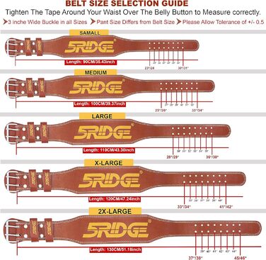 Пояс для важкої атлетики Gym Fitness, шкіряний ремінь для підйому, м'яка підтримка попереку, регульовані отвори, пауерліфтинг Бодібілдинг Станова тяга Присідання Тренування, Чоловічий пояс для силових тренувань (L, коричневий)