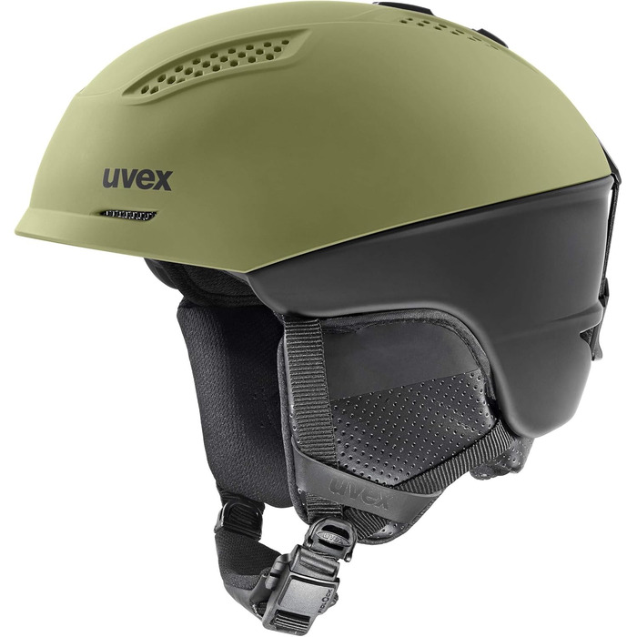 Гірськолижний шолом Uvex Unisex Adult Ultra Pro (лист/чорний, 55-59 см)