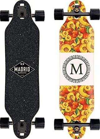 Скейтборди MADRID Weezer Longboard Complete, Скейтборд, Персики Лонгборд Complete, різнокольорові, 36'