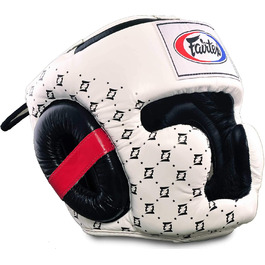 Захист голови Fairtex Spuer Sparring HG10, білий/чорний, M