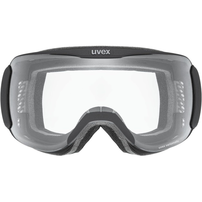 Лижні окуляри Uvex Unisex Downhill 2100 Vp X ( в упаковці) один розмір чорний матовий/варіо-пола