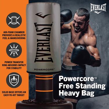 Груша боксерська Everlast Power Core Срібло Unisex