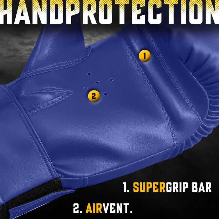 Боксерські кросівки MMA Handshoes Boxack (синій, XL)