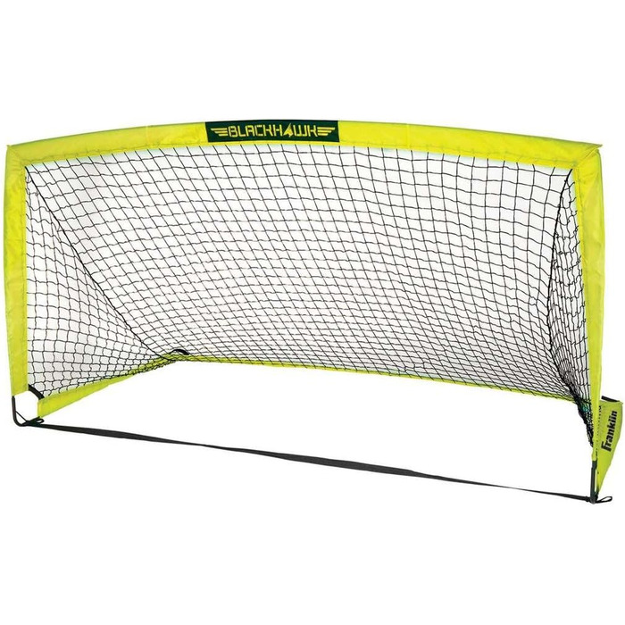 Ворота Franklin Sports Blackhawk - портативні, 2,7 м x 1,5 м, чорні